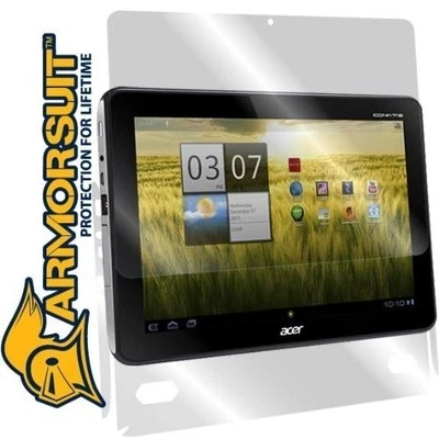 ArmorSuit MilitaryShield Acer Iconia A200 Screen Protector + Full Body Skin USA - Image 1 of 4