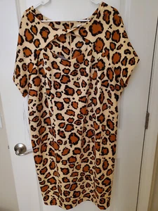 Disney Parks Dress Shop Disneys Animal Kingdom Leopardenmuster Kleid 2X - Bild 1 von 2
