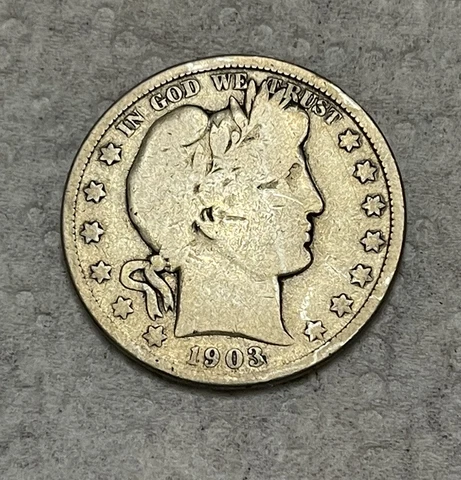 1903-O New Orleans Mint Silver Barber Half Dollar Cover