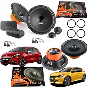 Kit 6 Casse Altoparlanti HERTZ DSK DCX 165.3 Anteriori Posteriori x Peugeot 208 - Foto 1 di 24