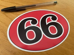 Retro Race Number 66 (Mediano) - VENDEDOR DEL REINO UNIDO - Imagen 1 de 1