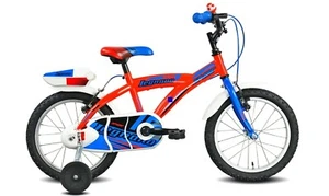 BICI LEGNANO L670 JUNIOR SPYDER 16" ROSSO BAMBINO ROTELLE ACCIAIO MOUNTAIN BIKE - Foto 1 di 1