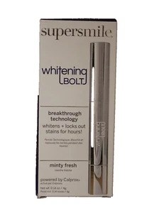 Supersmile Whitening Bolt Zahnaufhellungsstift mintig frisch 0,14 Oz. SCHNELLER VERSAND - Bild 1 von 6