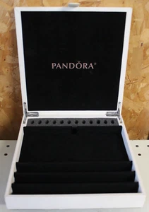 Vintage SELTENE authentische Pandora Charms, Armbänder/Schmuckkästchen 9 x 9 x 1,5 ZOLL. !!! - Bild 1 von 14