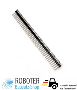 10x 40 Pin 2,54mm Stiftleiste Pin header einreihig gewinkelt Arduino DIY - Bild 1 von 3