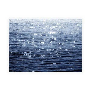 Stampa su Tela su Carta Poster o Quadro Olsen Maggie Sunlit Sea Indigo - Picture 1 of 2