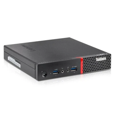 Refurbished Lenovo ThinkCentre M600 Tiny J3710 1.6GHz 8GB 256GB SSD Win 10 Pro Foto 1 de 4