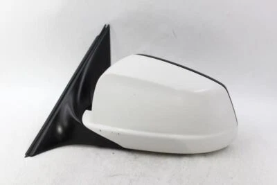Left Driver Side White Door Mirror Power Fits 2011-2012 BMW 528i OEM #28570 - Image 1 of 4