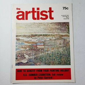 The ARTIST Magazine - August 1971 [Vintage Magazine] Volume 81 No 5 Issue 485 - Picture 1 of 4