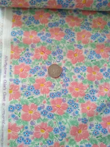 CHLOE'S CLOSET 1930'S PLAYTIME 2022 FOR MODA FABRICS. FAT QUARTER. MAIN FLORAL - Picture 1 of 2