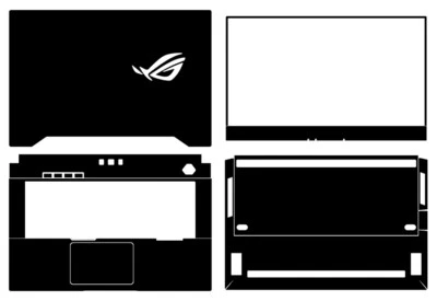 Carbon Vinyl Sticker Skin Decals Cover for ASUS GX502L Laptop Protection Film - Image 1 of 4