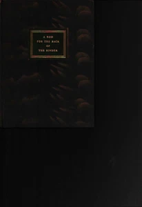A Rod for the Back of the Binder by The Lakeside Press VG+ (Book Binding)_ - Imagen 1 de 1