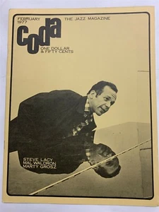 Excellent Coda Jazz Magazine February 1977 Steve Lacy Mal Waldron 9A4 - Picture 1 of 2