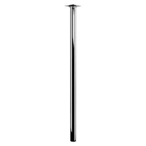 1x Möbelfuß rund Ø30 H 700mm Chrom ElementSystem Tischbein Tisch 11100-00077 - Bild 1 von 2