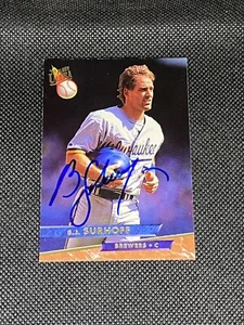 B.J. Surhoff Milwaukee Brewers Signed Auto 1993 Fleer Ultra Card #224 ~ COA - Picture 1 of 3