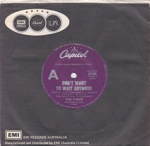 The Tubes – Don't Want To Wait Anymore - 7" single - Picture 1 of 2