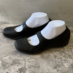 Dansko Black Leather Mary Jane Ballet Wedge 2714020200 Womens 39 US 8.5-9 - Picture 1 of 7
