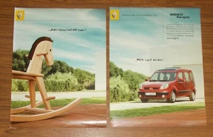 Seltene Werbung RENAULT KANGOO - Jeder reitet auf mir rum - Schaukelpferd 2003 - Bild 1 von 1
