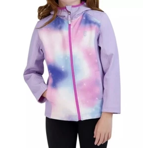 NWT Free Country Super Softshell Wind & Water Resistant Purple Jacket, Girls 4 - Picture 1 of 8