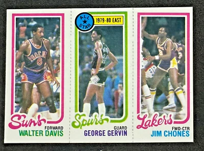 191 Walter Davis/11 George Gervin AS/136 Jim Chones 1980-81 Topps #70 Foto 1 de 4