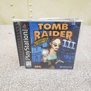 Tomb Raider III (Sony PlayStation 1, PS1, 1998) Complete CIB Tested - Picture 1 of 9