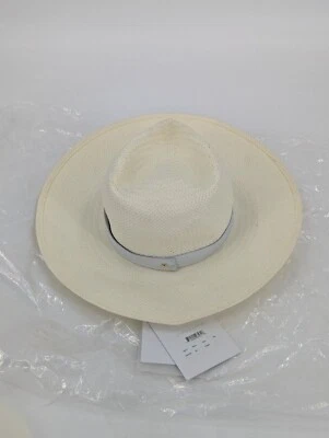 Janessa Leone Zoe Mujer Sombrero Fedora Grande Embalable Paja Ala Ancha SS20039 Foto 1 de 4