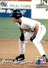 1998 San Antonio Missions Grandstand #4 Peter Bergeron Greenfield Massachusetts