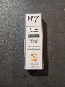 No7 Future Renew UV Defence Shield SPF-50 50ml BRAND NEW Unopened Free P&P ππ¨ - Picture 1 of 1