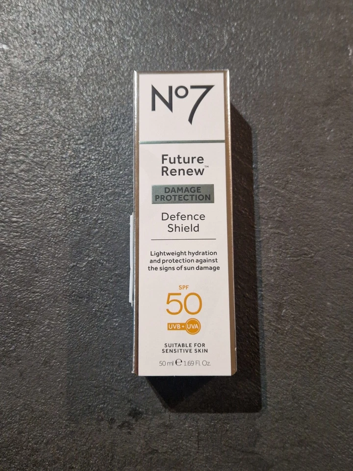 No7 Future Renew UV Defence Shield SPF-50 50ml BRAND NEW Unopened  Free P&P 🚚💨 - Image 1 of 1