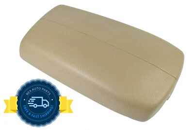 Conjunto de tapa reposabrazos de cuero beige consola central Kia Sorento 2011-2013 OEM Foto 1 de 4