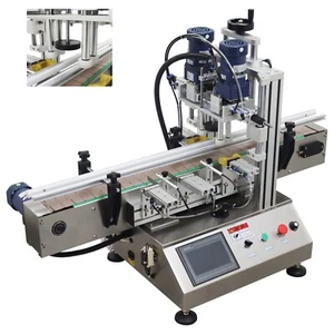110V Automatic Desktop Conveyor Capping Machine Bottle Capper for 3.1-4.7" Cap - Picture 1 of 24