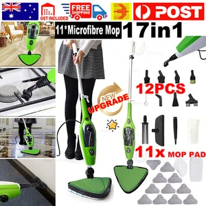 17-IN-1 Handheld Steam Mop Cleaner Carpet Floor Cleaning Steamer 1300W 400ml AU - Picture 1 of 44