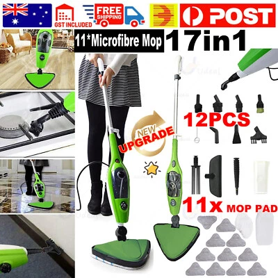 17-IN-1 Handheld Steam Mop Cleaner Carpet Floor Cleaning Steamer 1300W 400ml AU - image 1 of 4