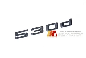 530d Matte Black Trunk Rear Emblem Badge Letter fit for BMW E39 E60 F10 5-Series - Bild 1 von 1