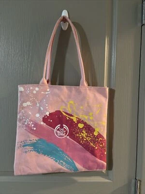 Bolso de Mano The Body Shop Rosa Lona Pintura Trazos 2016 Foto 1 de 2