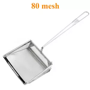 80 Mesh Commercial Skimmer 8" / 20cm Square Fat Oil Skimmer Skimmer Fish & Chip - Picture 1 of 1