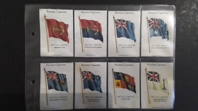 KENSITAS, WIX , BRITISH EMPIRE FLAGS. USA PRINT.  48 SILKS,  NOT IN WAX SLEEVES. - Image 1 of 4