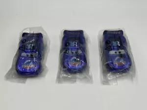 1 Piece Disney Cars Blu Ray Lightning McQueen Diecast Blue Ransburg Rare Sealed - Picture 1 of 8