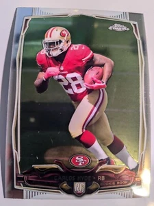 2014 Topps Chrome Football Rookie #158 Carlos Hyde - Bild 1 von 3