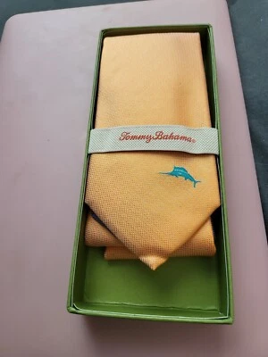 CORBATA DE SEDA EXQUISITA TOMMY BAHAMA 👔NUEVA CON ETIQUETAS $78 Foto 1 de 4