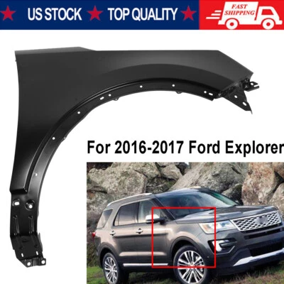 New Fender For 2016-2017 Ford Explorer Front Passenger Primed Steel BB5Z16005A Foto 1 de 4