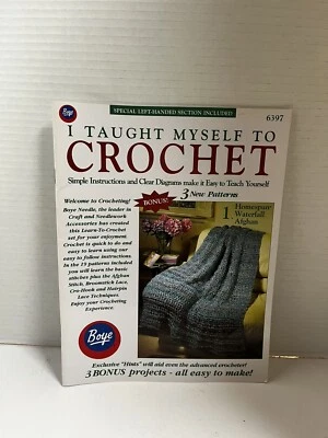 "I Taught Myself to Crochet" - Boye Needle Co. - Image 1 of 3