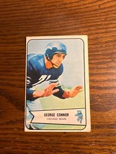1954 BOWMAN FOOTBALL CARD #116 GEORGE CONNOR EX+!!!!!!!!!