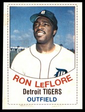1977 Hostess Panel Single Ron LeFlore #50 NM Near Mint Detroit Tigers