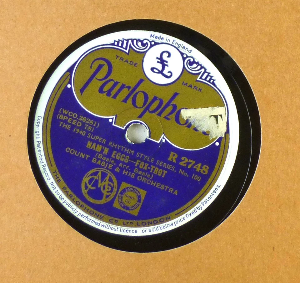 10 " Shellac - Count Basie - the Devil And Deep Blue Sea / Ham 'N Eggs - A75 - Image 1 of 1