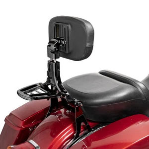 MOFUN Multi-Purpose Passenger Driver Backrest For 2014-2024 Harley Touring FLHX - Picture 1 of 9