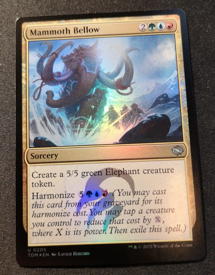 Mammoth Bellow - Foil - TDM - MTG - EN - NM - 0205 - Image 1 of 1