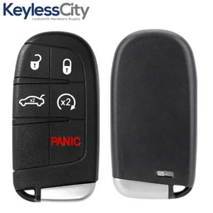 5-Button Smart Key Fits 2011-2020 Dodge Chrysler / M3N-40821302 (AFTERMARKET) - Picture 1 of 4