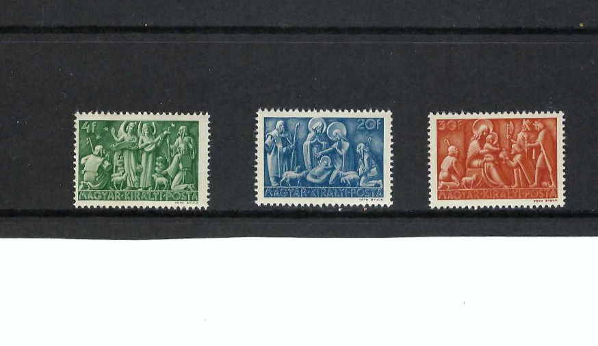 ''NATIVIDAD'' SC617-19 {3} HUNGRÍA 1943 Foto 1 de 1