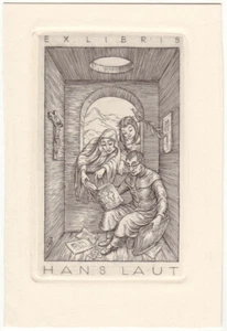 OTTOHANS BEIER: Exlibris für Hans Laut - Picture 1 of 1